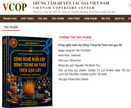 C&ocirc;ng nghệ nu&ocirc;i cấy Đ&ocirc;ng Tr&ugrave;ng Hạ Thảo tr&ecirc;n gạo lứt
