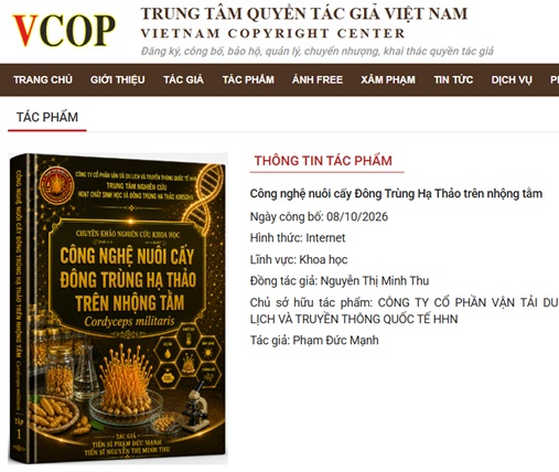 C&ocirc;ng nghệ nu&ocirc;i cấy Đ&ocirc;ng Tr&ugrave;ng Hạ Thảo tr&ecirc;n nhộng tằm