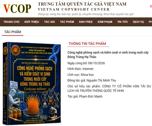 C&ocirc;ng nghệ ph&ograve;ng sạch v&agrave; kiểm so&aacute;t vi sinh trong nu&ocirc;i cấy Đ&ocirc;ng Tr&ugrave;ng Hạ Thả