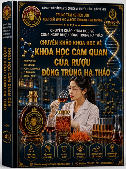 CÔNG BỐ NGHIÊN CỨU KHOA HỌC VỀ KHOA HỌC VỀ KHOA HỌC CẢM QUAN CỦA RƯỢU ĐÔNG TRÙNG HẠ THẢO