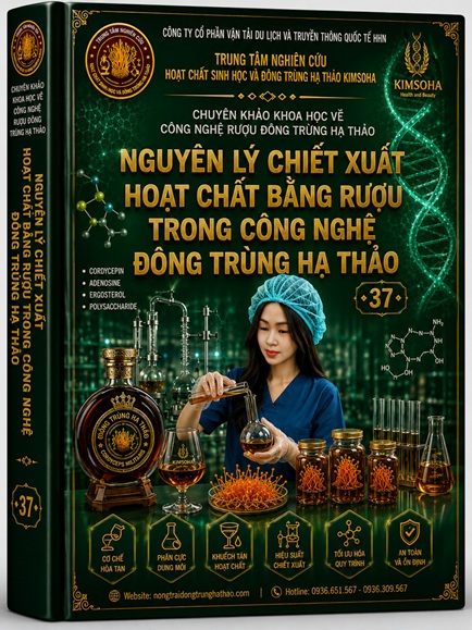 CÔNG BỐ NGHIÊN CỨU KHOA HỌC VỀ NGUYÊN LÝ CHIẾT XUẤT HOẠT CHẤT BẰNG RƯỢU TRONG CÔNG NGHỆ ĐÔNG TRÙNG HẠ THẢO