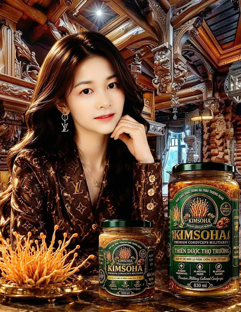 TINH CHẤT ĐÔNG TRÙNG HẠ THẢO KIMSOHA 350ml