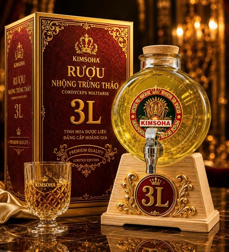 KIMSOHA Royal Reserve 3L – Luxury Cordyceps Elixir