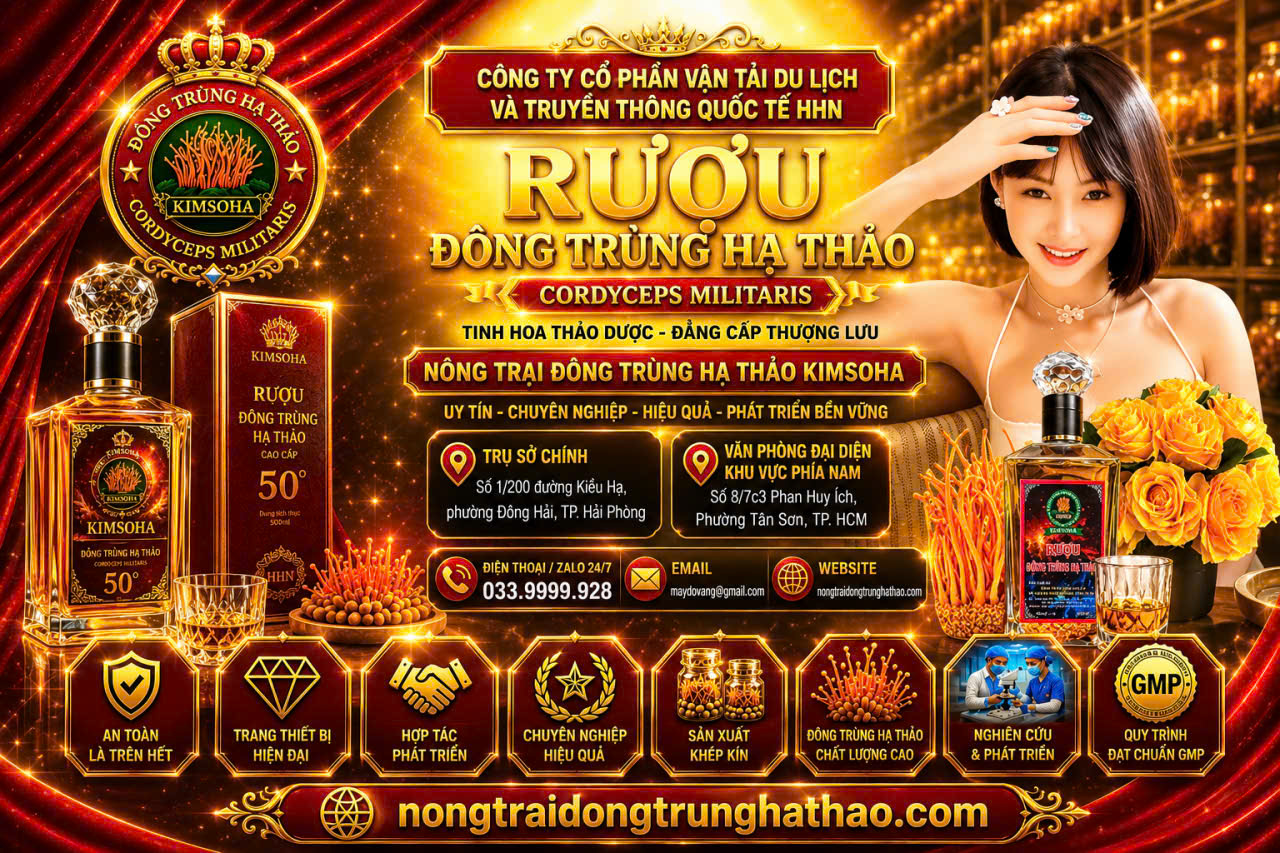 rượu tiến vua đông trùng hạ thảo Kimsoha