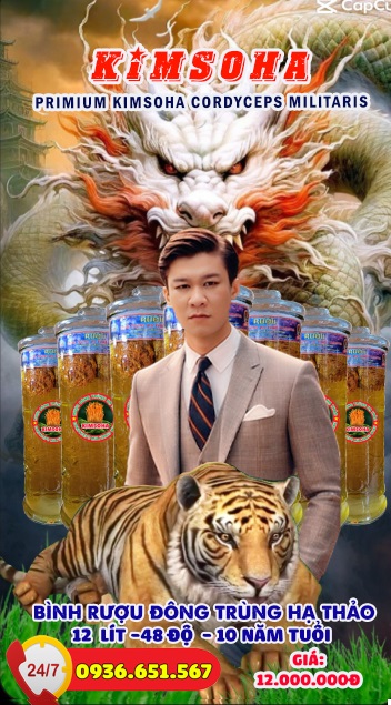 BÌNH RƯỢU ĐÔNG TRÙNG HẠ THẢO LUXURY