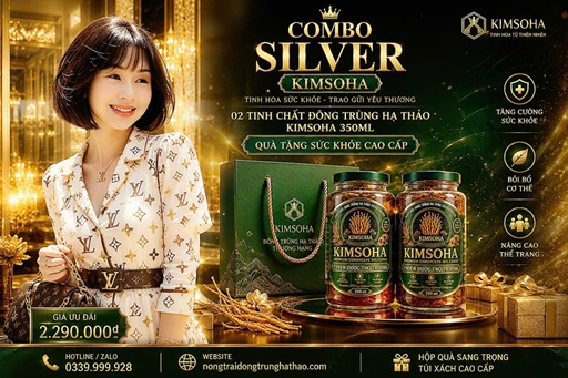 Combo Silver KIMSOHA – Quà Tặng Sức Khỏe Cao Cấp 