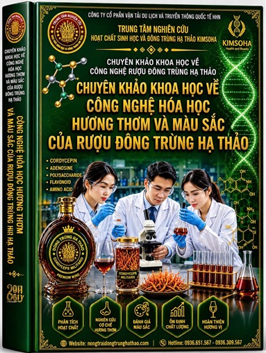 CÔNG BỐ NGHIÊN CỨU KHOA HỌC VỀ CÔNG NGHỆ HÓA HỌC HƯƠNG THƠM VÀ MÀU SẮC CỦA RƯỢU ĐÔNG TRÙNG
