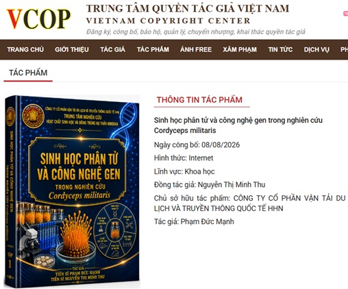 Sinh học ph&acirc;n tử v&agrave; c&ocirc;ng nghệ gen trong nghi&ecirc;n cứu Cordyceps militaris