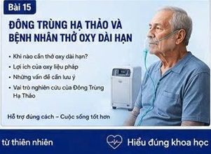 ĐÔNG TRÙNG HẠ THẢO VÀ BỆNH NHÂN THỞ OXY DÀI HẠN: NHỮNG VẤN ĐỀ KHOA HỌC ĐƯỢC QUAN TÂM HIỆN NAY