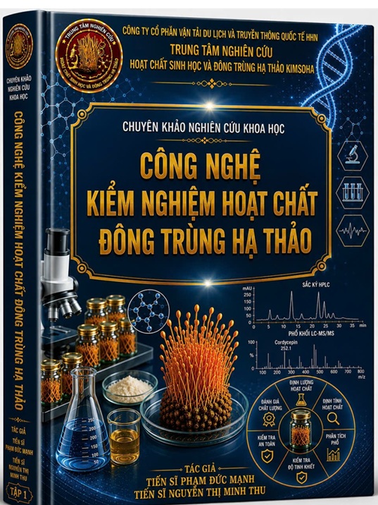 CÔNG BỐ KHOA HỌC CÔNG NGHỆ KIỂM NGHIỆM HOẠT CHẤT ĐÔNG TRÙNG HẠ THẢO