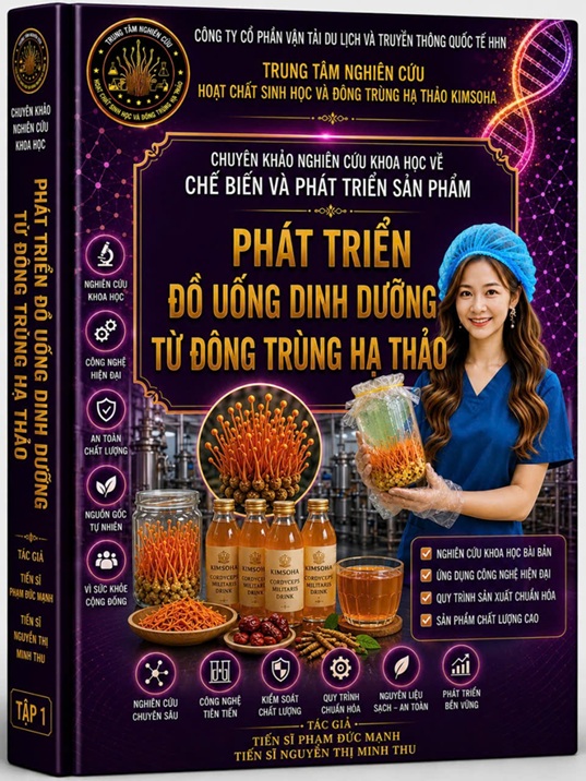 CÔNG BỐ KHOA HỌC PHÁT TRIỂN ĐỒ UỐNG DINH DƯỠNG TỪ ĐÔNG TRÙNG HẠ THẢO