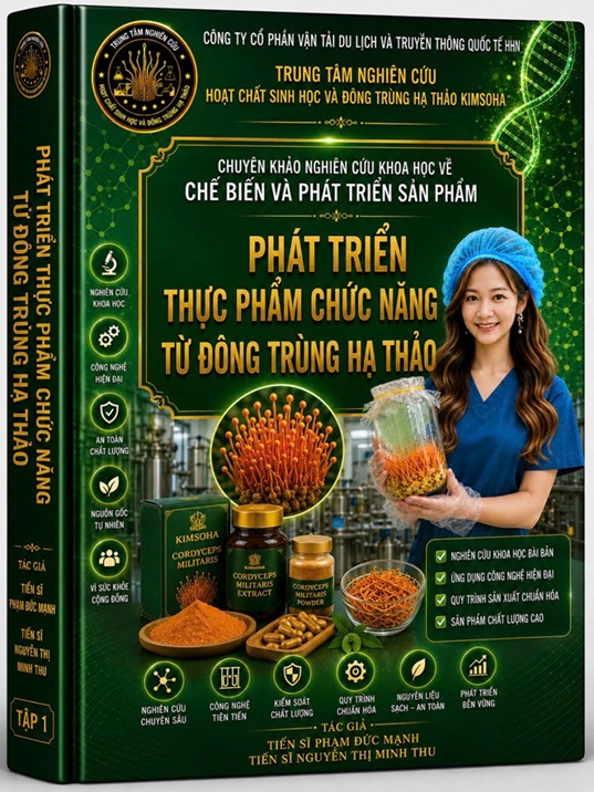CÔNG BỐ KHOA HỌC PHÁT TRIỂN THỰC PHẨM CHỨC NĂNG TỪ ĐÔNG TRÙNG HẠ THẢO