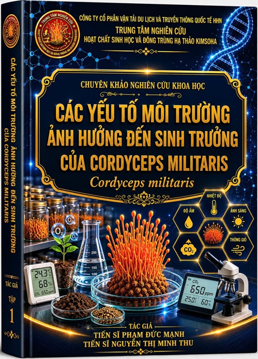 CÔNG BỐ KHOA HỌC CÁC YẾU TỐ MÔI TRƯỜNG ẢNH HƯỞNG ĐẾN SINH TRƯỞNG CỦA ĐÔNG TRÙNG HẠ THẢO