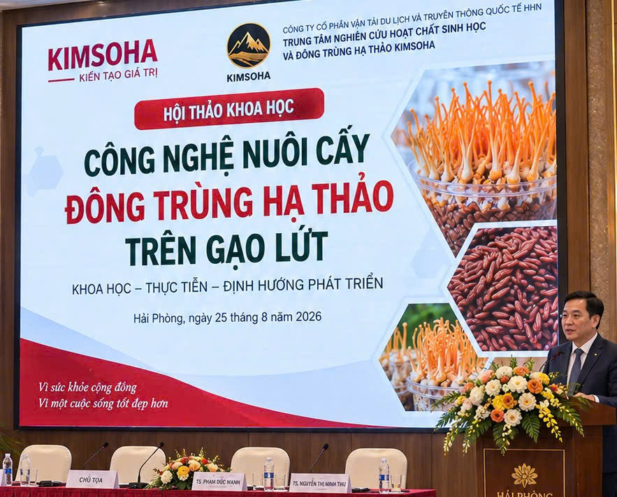 CÔNG BỐ KHOA HỌC CÔNG NGHỆ NUÔI CẤY ĐÔNG TRÙNG HẠ THẢO TRÊN GẠO LỨT