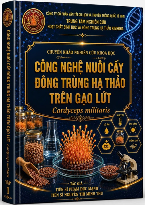 CÔNG BỐ KHOA HỌC CÔNG NGHỆ NUÔI CẤY ĐÔNG TRÙNG HẠ THẢO TRÊN GẠO LỨT