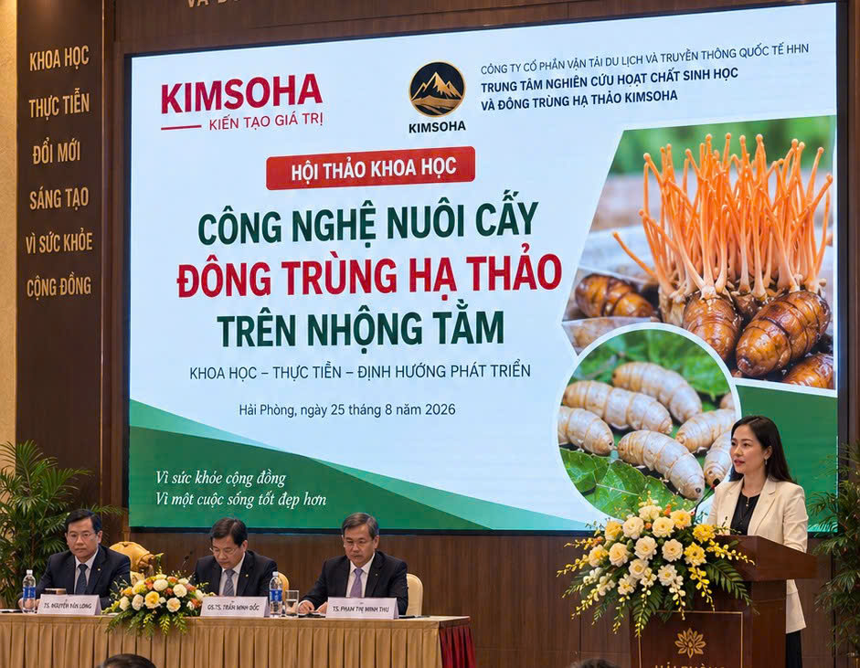 CÔNG BỐ KHOA HỌC CÔNG NGHỆ NUÔI CẤY ĐÔNG TRÙNG HẠ THẢO TRÊN NHỘNG TẰM