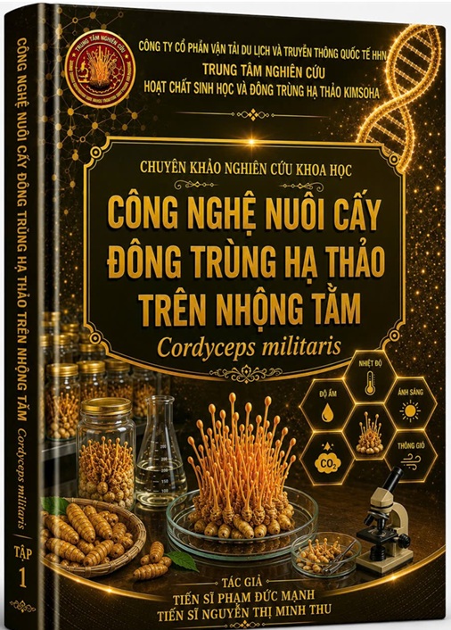 CÔNG BỐ KHOA HỌC CÔNG NGHỆ NUÔI CẤY ĐÔNG TRÙNG HẠ THẢO TRÊN NHỘNG TẰM