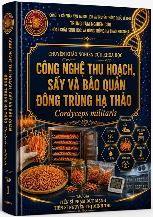 CÔNG BỐ KHOA HỌC CÔNG NGHỆ THU HOẠCH, SẤY VÀ BẢO QUẢN ĐÔNG TRÙNG HẠ THẢO