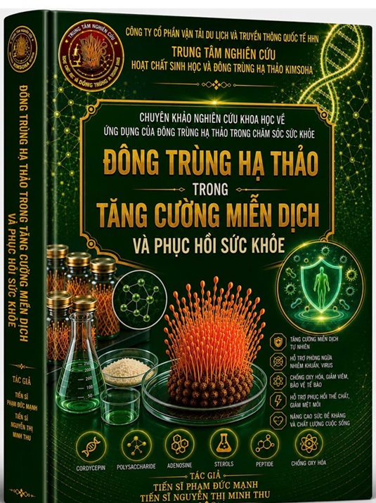 CÔNG BỐ KHOA HỌC ĐÔNG TRÙNG HẠ THẢO TRONG TĂNG CƯỜNG MIỄN DỊCH VÀ PHỤC HỒI SỨC KHỎE