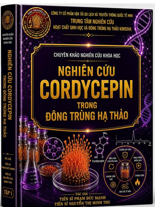 CÔNG BỐ KHOA HỌC NGHIÊN CỨU CORDYCEPIN TRONG ĐÔNG TRÙNG HẠ THẢO