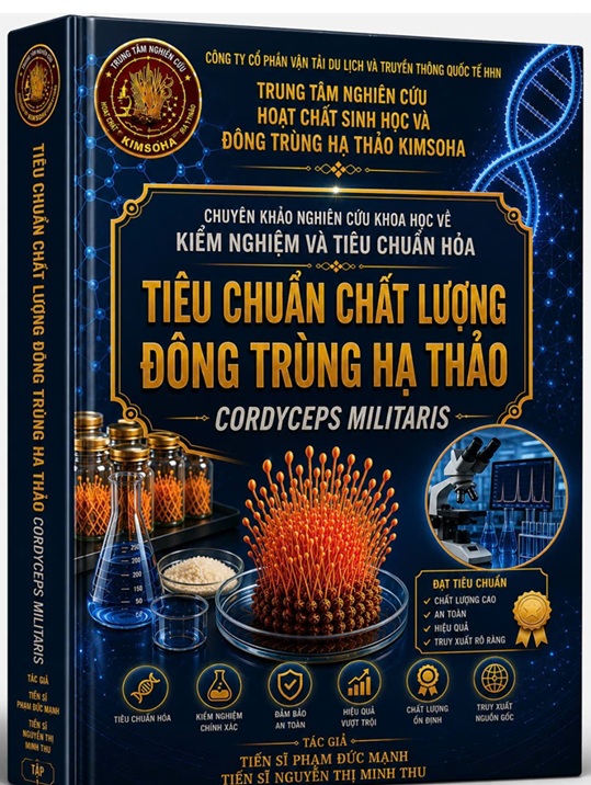 CÔNG BỐ KHOA HỌC TIÊU CHUẨN CHẤT LƯỢNG ĐÔNG TRÙNG HẠ THẢO