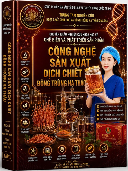 CÔNG BỐ KHOA HỌC CÔNG NGHỆ SẢN XUẤT DỊCH CHIẾT TỪ ĐÔNG TRÙNG HẠ THẢO